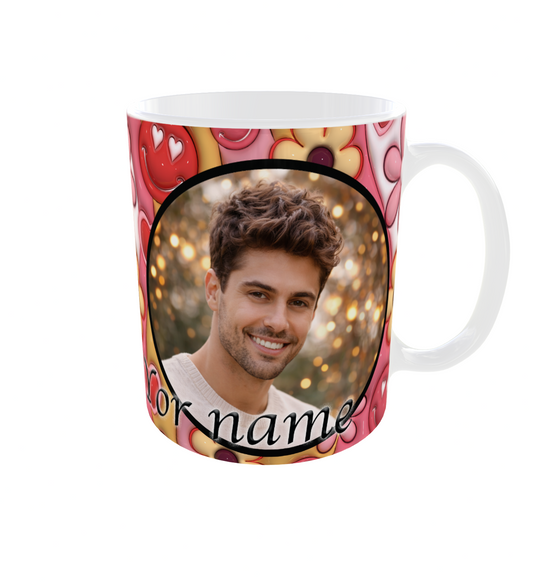 “Happy Birthday” Personalized Photo Mug | 11 oz