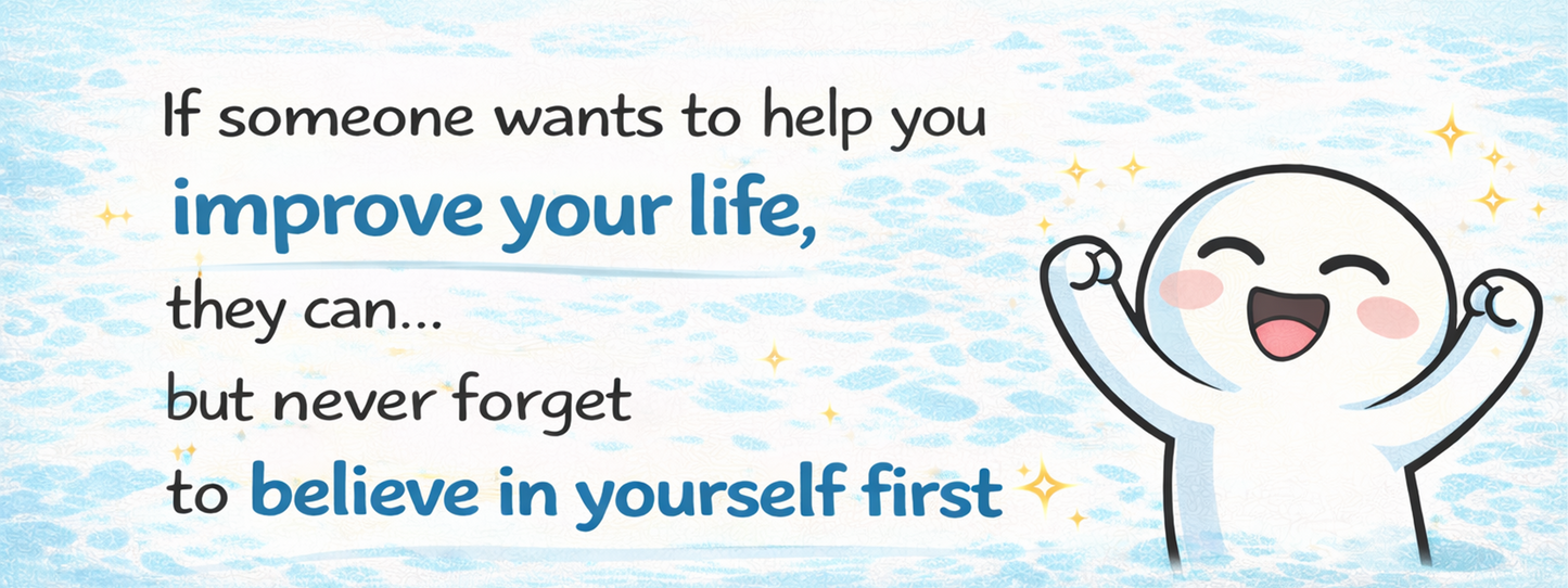 Motivational Coffee Mug – Believe in Yourself First | 11 oz (English)