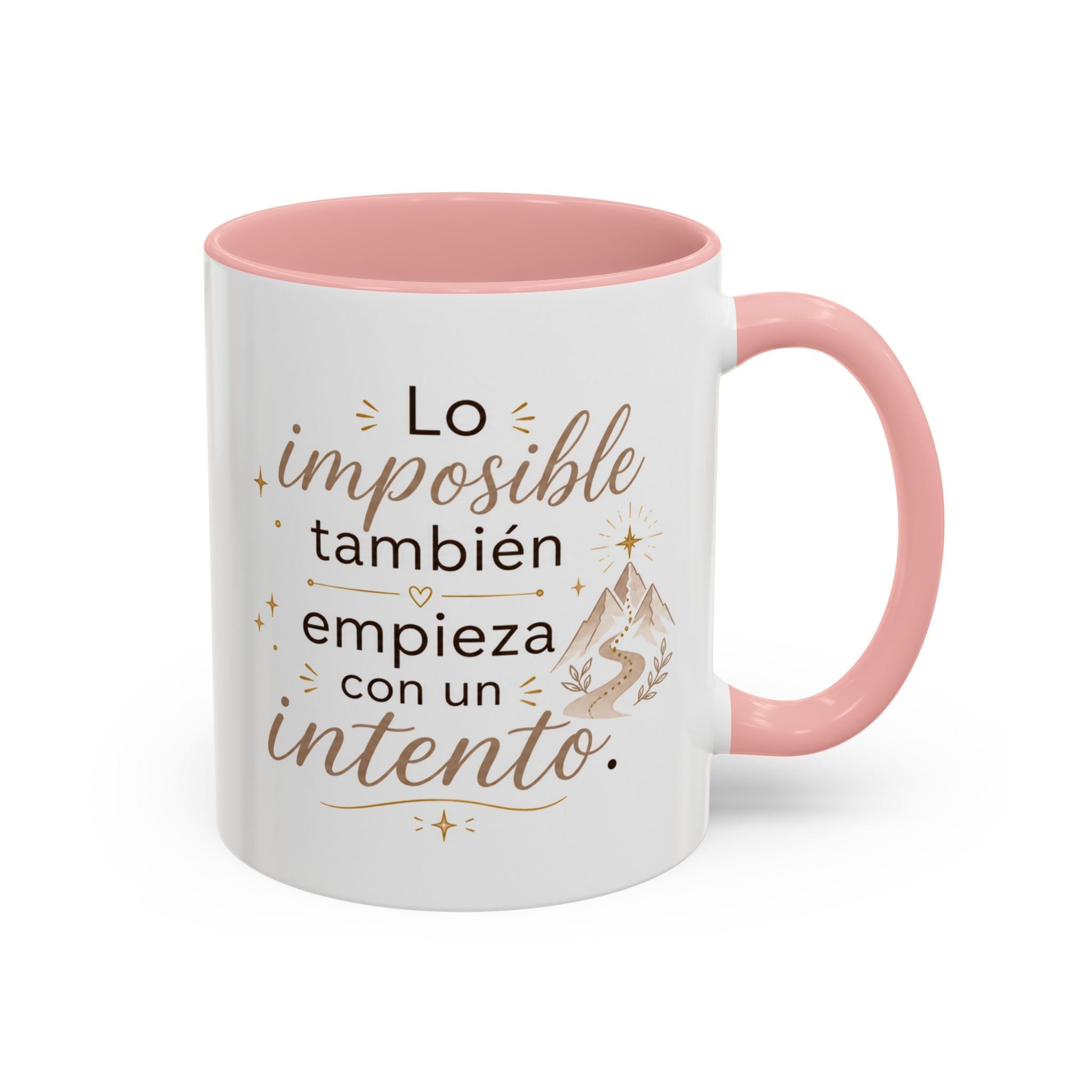 Inspirational Ceramic Mug — “Even the Impossible Begins with an Attempt,” Motivational Mug Available in 11 oz and 15 oz, Available in Multiple Colors, Ideal Gift for Entrepreneurs, Students, and...