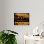Panel de Arte Mural de Acrílico "The Founding Fathers" con Botones de Montaje Plateados — Arte Decorativo Histórico con Efecto Flotante, Disponible en 14"x11" y 20"x16", Envío Incluido en el Precio