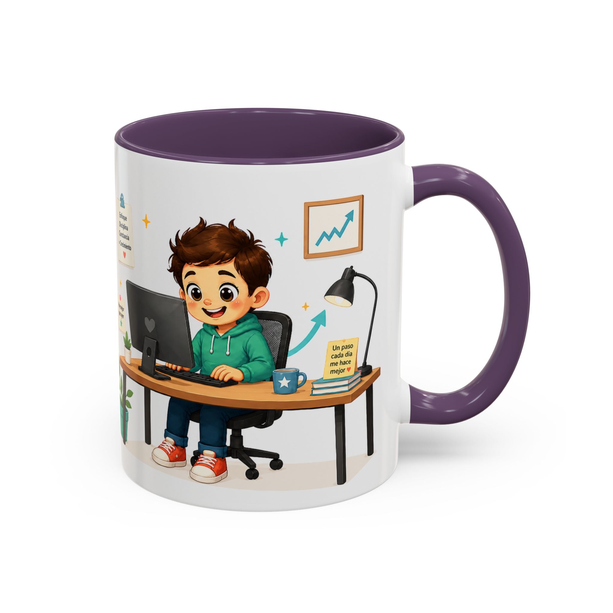 Inspirational Ceramic Mug for Boys — “I’m Not Looking to Be Perfect, I’m Looking to Be Better Than Yesterday,” Motivational Mug Available in 11 oz and 15 oz, Multiple Colors, Gift for Men, Boys, and...