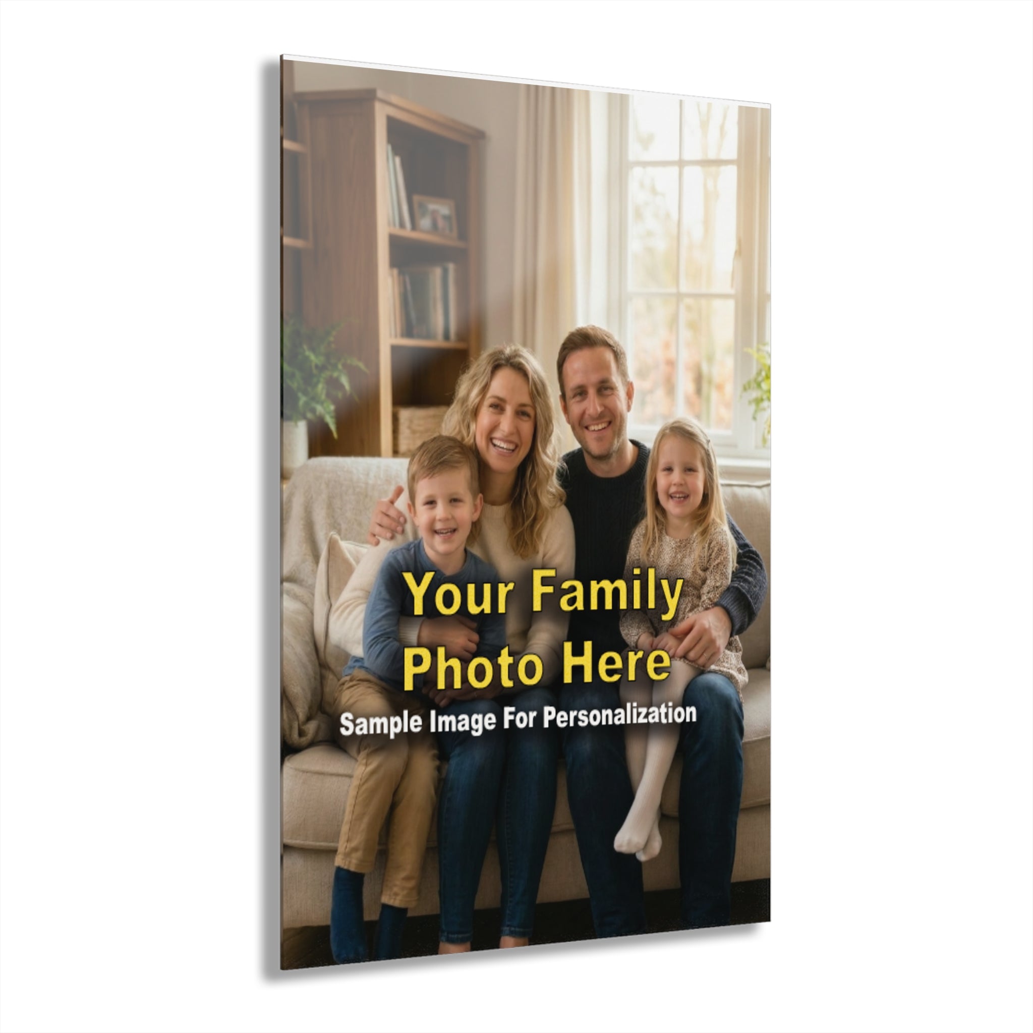Personalized Acrylic Photo Print, Custom Family Picture Wall Art, Premium Floating Acrylic Panel with French Cleat Hanging System, Available in 14" x 11", 20" x 16", 30" x 20" and 36" x 24", Shipping...