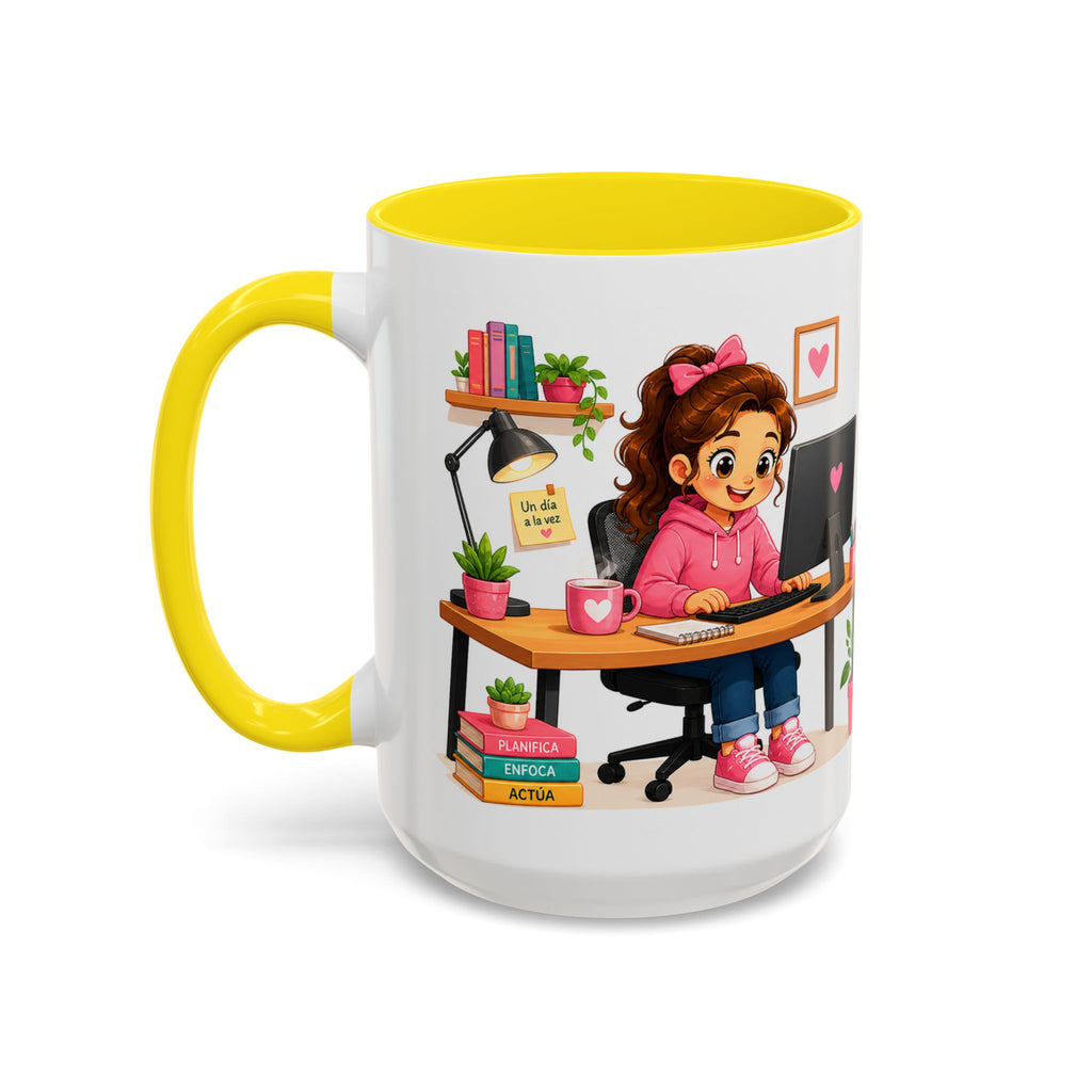 Inspirational Ceramic Mug — “The Discipline of Today Will Be the Freedom of Tomorrow,” Motivational Coffee Cup Available in 11 oz and 15 oz, Ideal Gift for Students, Teachers and Office Desks,...