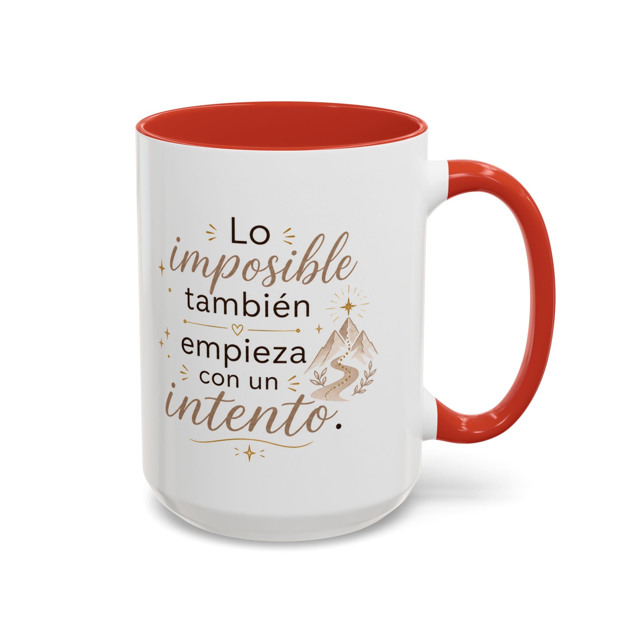 Inspirational Ceramic Mug — “Even the Impossible Begins with an Attempt,” Motivational Mug Available in 11 oz and 15 oz, Available in Multiple Colors, Ideal Gift for Entrepreneurs, Students, and...