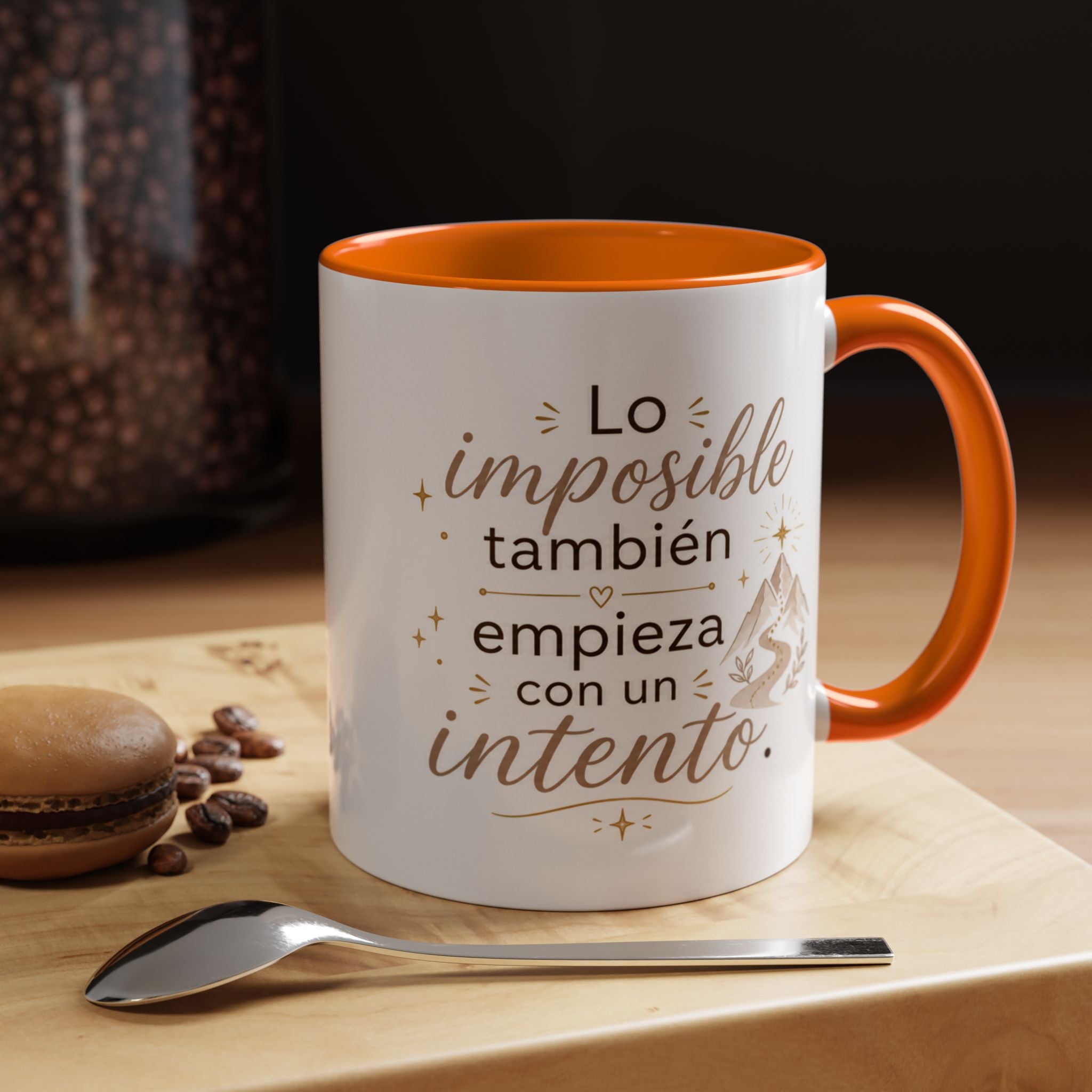 Inspirational Ceramic Mug — “Even the Impossible Begins with an Attempt,” Motivational Mug Available in 11 oz and 15 oz, Available in Multiple Colors, Ideal Gift for Entrepreneurs, Students, and...