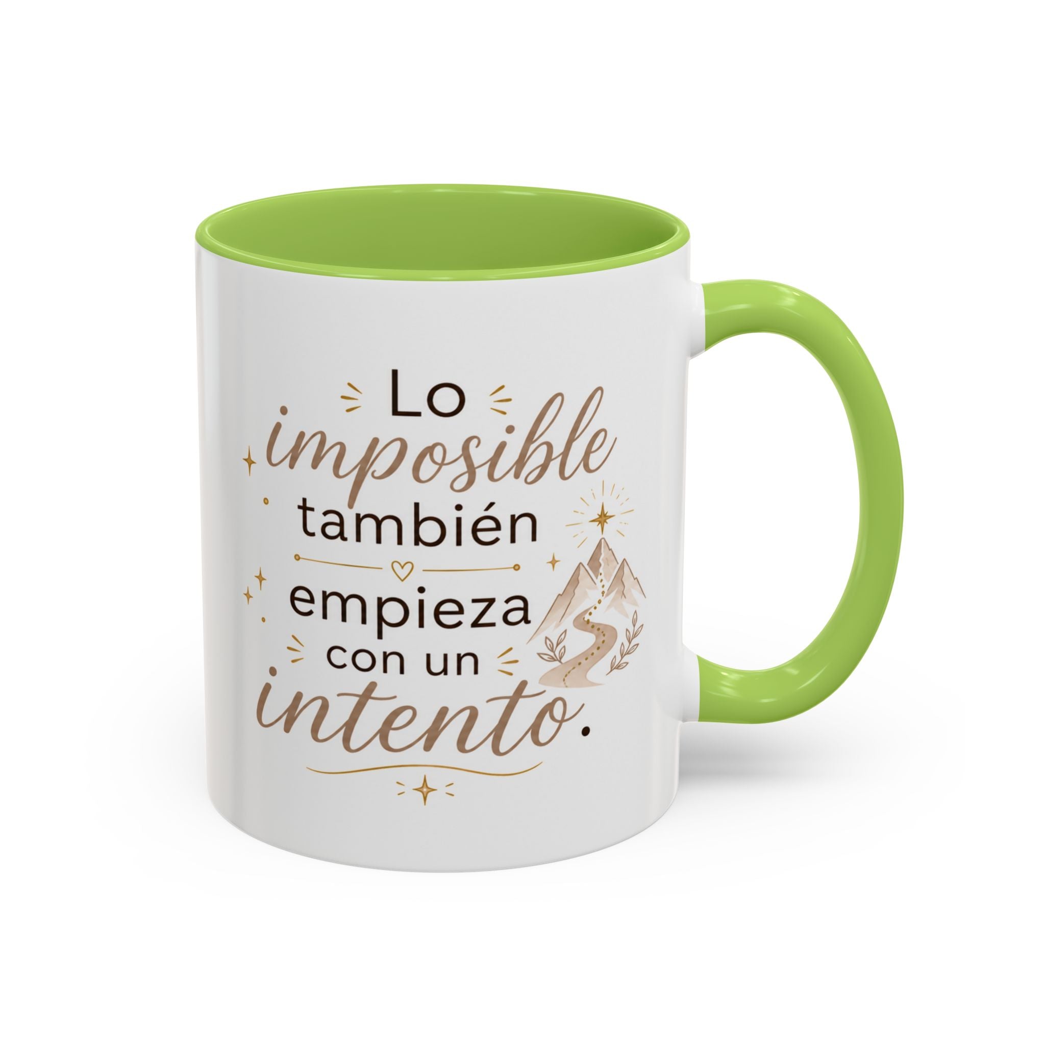 Inspirational Ceramic Mug — “Even the Impossible Begins with an Attempt,” Motivational Mug Available in 11 oz and 15 oz, Available in Multiple Colors, Ideal Gift for Entrepreneurs, Students, and...