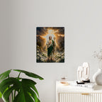 Arte de pared acrílico de San Judas Tadeo, decoración religiosa católica para el hogar, disponible en 11"x14" y 16"x20", envío incluido