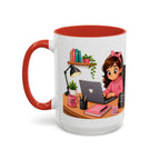 Inspirational Ceramic Mug in English — “The Discipline of Today Will Be the Freedom of Tomorrow,” Motivational Mug Available in 11 oz and 15 oz, Multiple Colors Available, Ideal Gift for Students,...