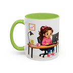 Taza de cerámica inspiradora para niñas — Taza con cita motivadora "Mejor que ayer", disponible en 11 oz y 15 oz, varios colores, regalo para mujeres y estudiantes, envío incluido