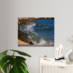 Coastal Wave Acrylic Wall Art Panel, Ocean Surf Splash Photography Print, Premium Beach Acrylic Décor, Available in 14x11 and 20x16, Shipping Included