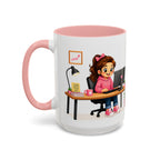 Taza de cerámica inspiradora para niñas — Taza con cita motivadora "Mejor que ayer", disponible en 11 oz y 15 oz, varios colores, regalo para mujeres y estudiantes, envío incluido