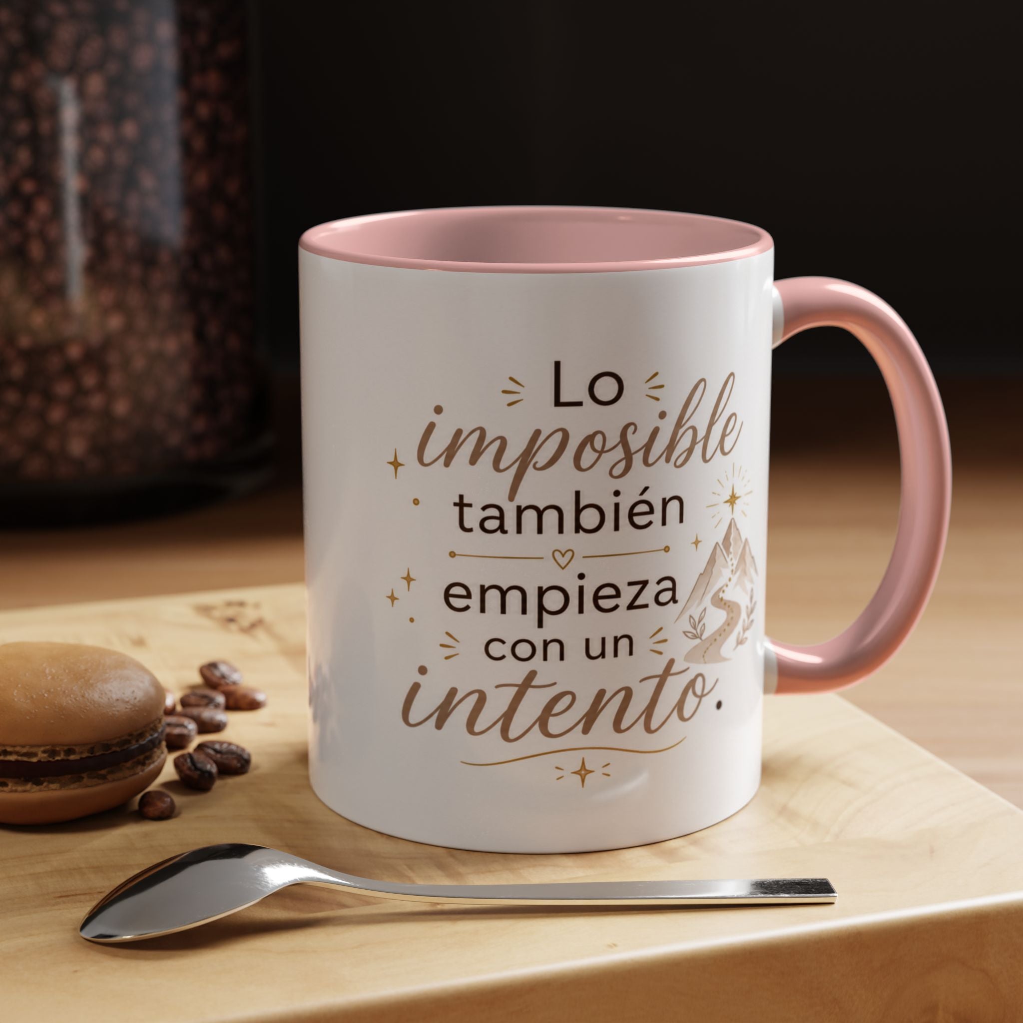 Inspirational Ceramic Mug — “Even the Impossible Begins with an Attempt,” Motivational Mug Available in 11 oz and 15 oz, Available in Multiple Colors, Ideal Gift for Entrepreneurs, Students, and...