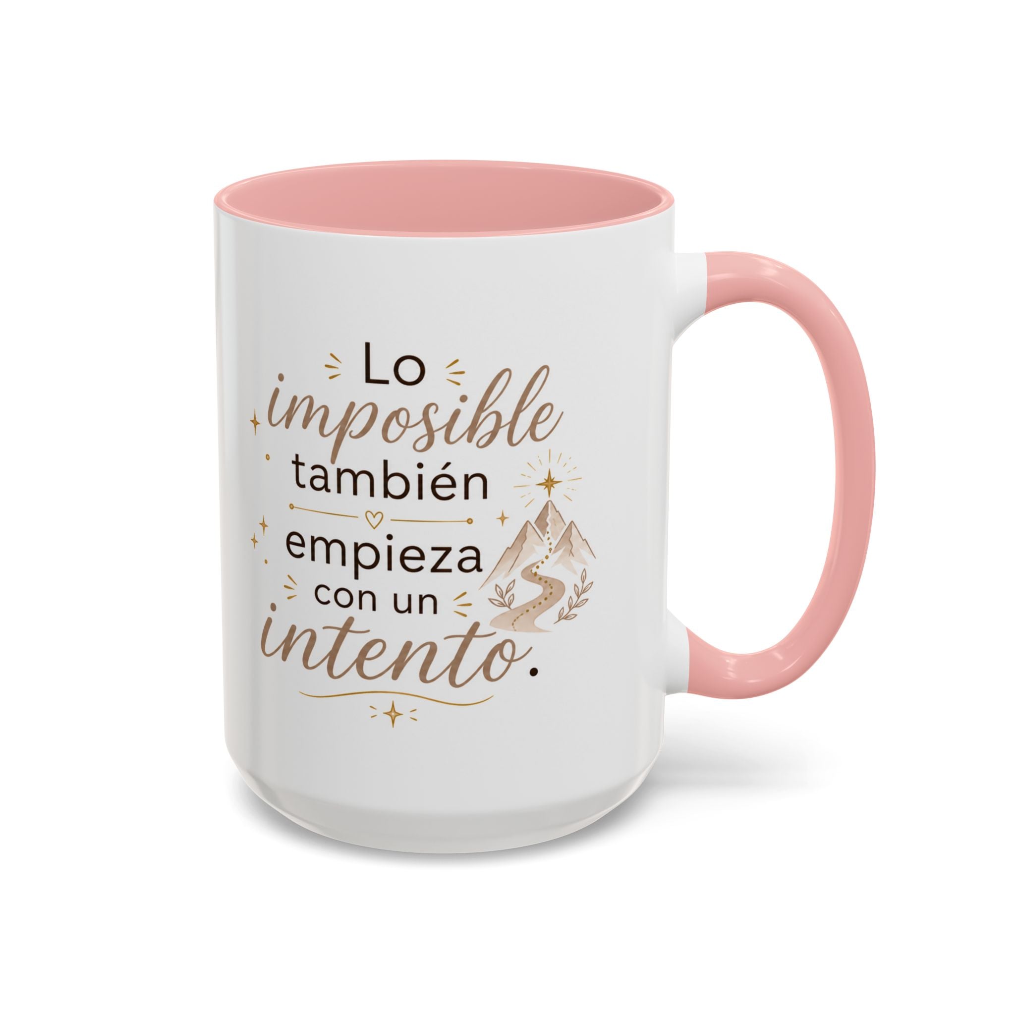 Inspirational Ceramic Mug — “Even the Impossible Begins with an Attempt,” Motivational Mug Available in 11 oz and 15 oz, Available in Multiple Colors, Ideal Gift for Entrepreneurs, Students, and...
