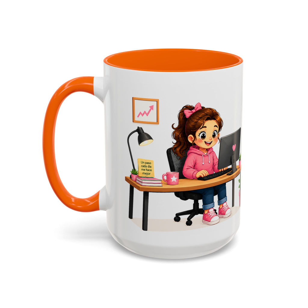 Taza de cerámica inspiradora para niñas — Taza con cita motivadora "Mejor que ayer", disponible en 11 oz y 15 oz, varios colores, regalo para mujeres y estudiantes, envío incluido