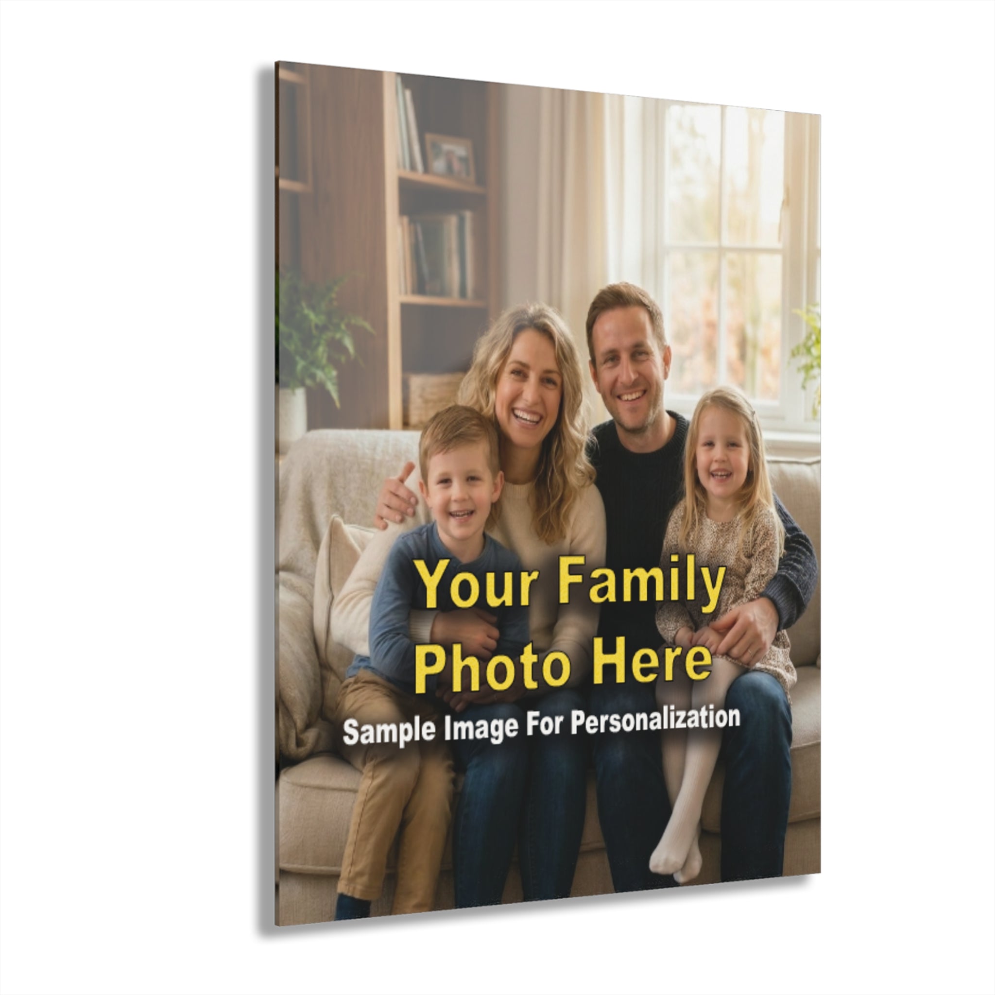 Personalized Acrylic Photo Print, Custom Family Picture Wall Art, Premium Floating Acrylic Panel with French Cleat Hanging System, Available in 14" x 11", 20" x 16", 30" x 20" and 36" x 24", Shipping...