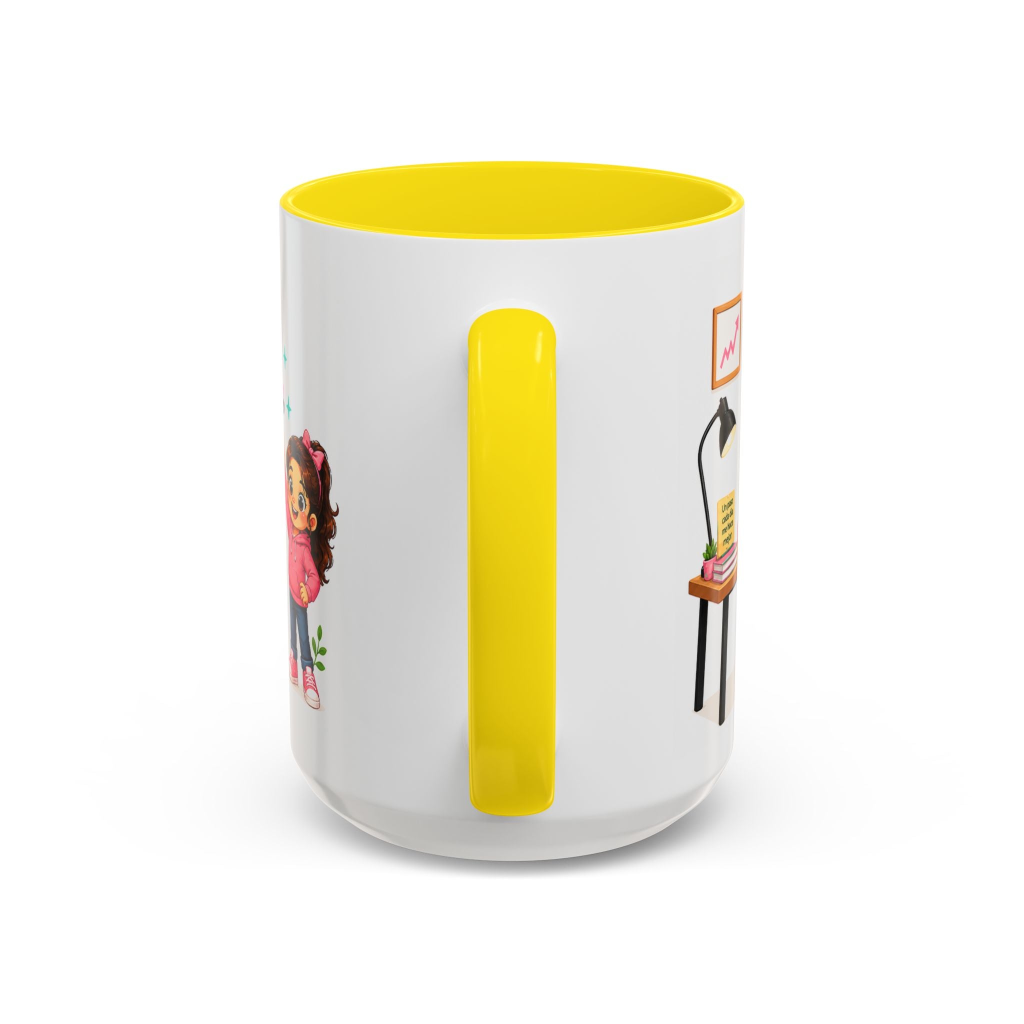 Taza de cerámica inspiradora para niñas — Taza con cita motivadora "Mejor que ayer", disponible en 11 oz y 15 oz, varios colores, regalo para mujeres y estudiantes, envío incluido
