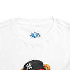 Hip Hop Teddy Toddler Tee — Cute Rapper Bear Graphic Shirt