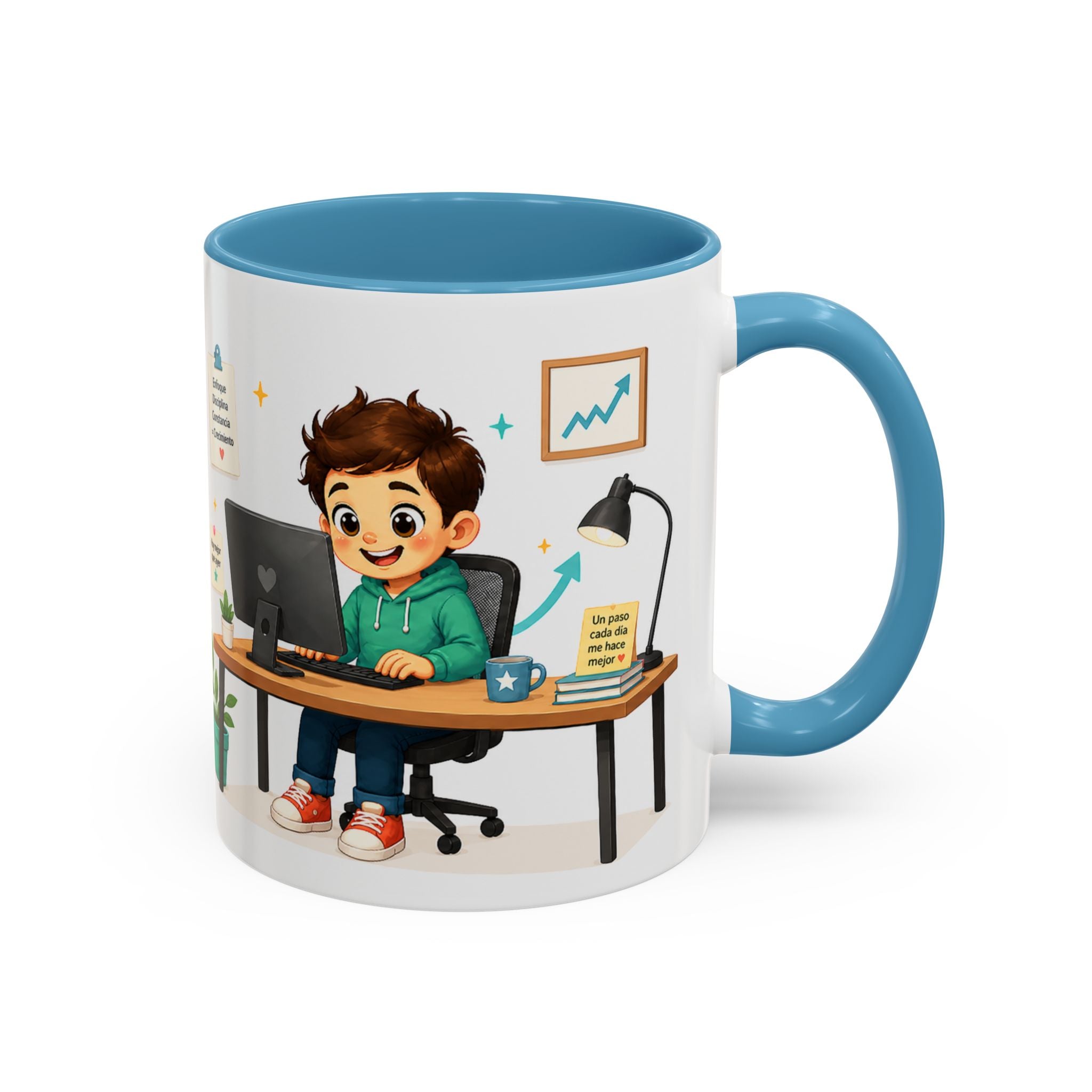 Inspirational Ceramic Mug for Boys — “I’m Not Looking to Be Perfect, I’m Looking to Be Better Than Yesterday,” Motivational Mug Available in 11 oz and 15 oz, Multiple Colors, Gift for Men, Boys, and...