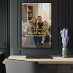 Impresión de Fotos Personalizada en Acrílico, Arte de Pared Personalizado con Fotos Familiares, Panel Flotante de Acrílico Premium con Sistema de Colgado Francés, Disponible en 14" x 11", 20" x 16", 30" x 20" y 36" x 24", Envío...