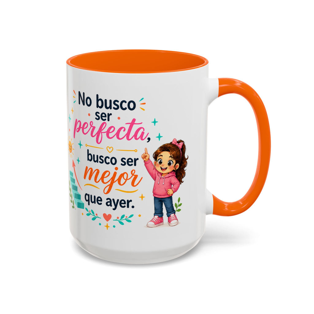 Taza de cerámica inspiradora para niñas — Taza con cita motivadora "Mejor que ayer", disponible en 11 oz y 15 oz, varios colores, regalo para mujeres y estudiantes, envío incluido