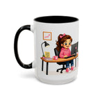 Taza de cerámica inspiradora para niñas — Taza con cita motivadora "Mejor que ayer", disponible en 11 oz y 15 oz, varios colores, regalo para mujeres y estudiantes, envío incluido