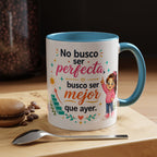 Taza de cerámica inspiradora para niñas — Taza con cita motivadora "Mejor que ayer", disponible en 11 oz y 15 oz, varios colores, regalo para mujeres y estudiantes, envío incluido