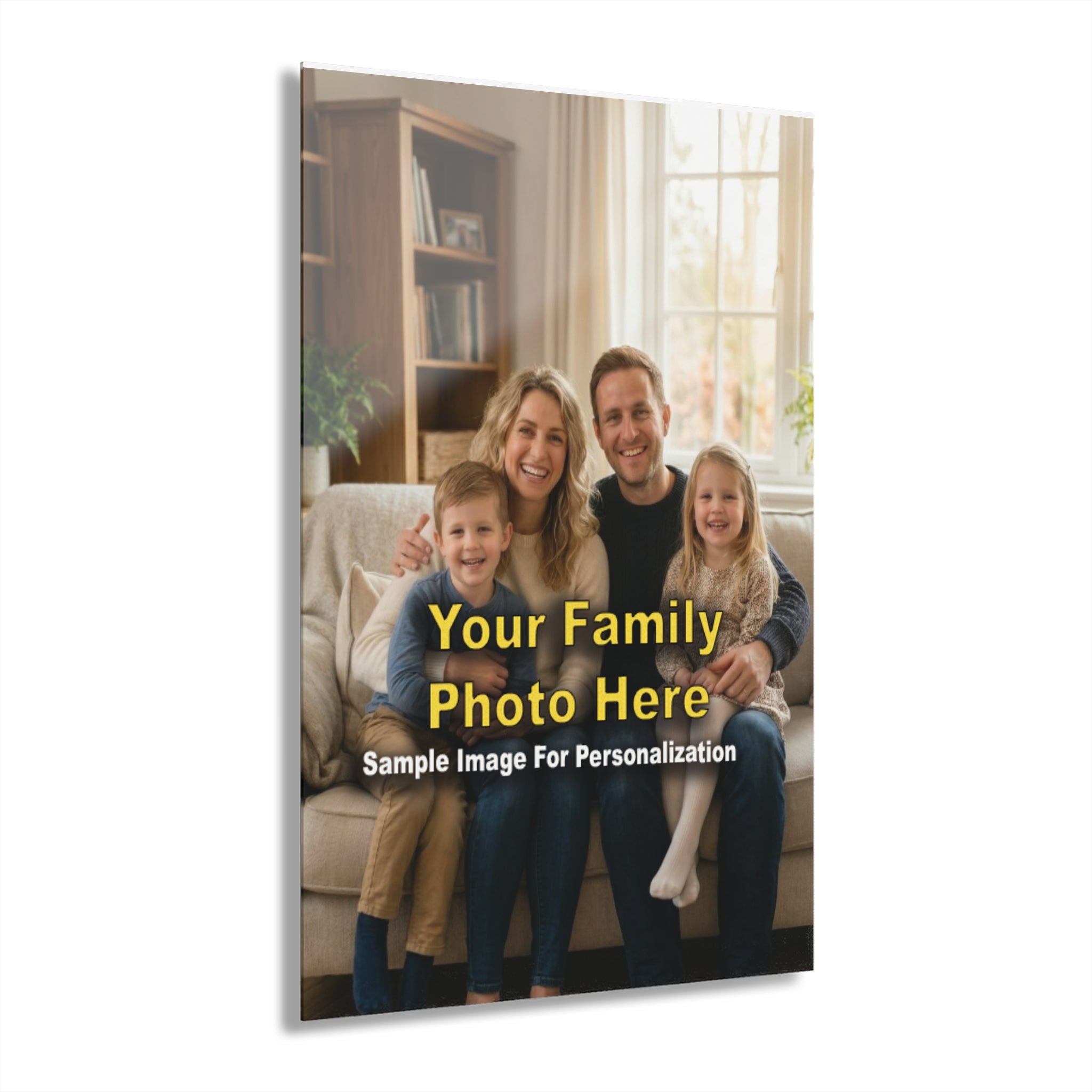 Personalized Acrylic Photo Print, Custom Family Picture Wall Art, Premium Floating Acrylic Panel with French Cleat Hanging System, Available in 14" x 11", 20" x 16", 30" x 20" and 36" x 24", Shipping...