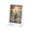San Judas Tadeo de Acrílico para Escritorio — Decoración Católica Religiosa Personalizada, Ideal para Mesita de Noche, Escritorio u Oficina, Envío Incluido en el Precio