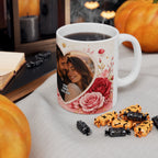 Taza de cerámica personalizada con foto y texto — Añade tu nombre, frase o mensaje especial, disponible en 11 oz y 15 oz, regalo perfecto para parejas, familia y recuerdos, envío incluido