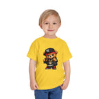 Hip Hop Teddy Toddler Tee — Cute Rapper Bear Graphic Shirt