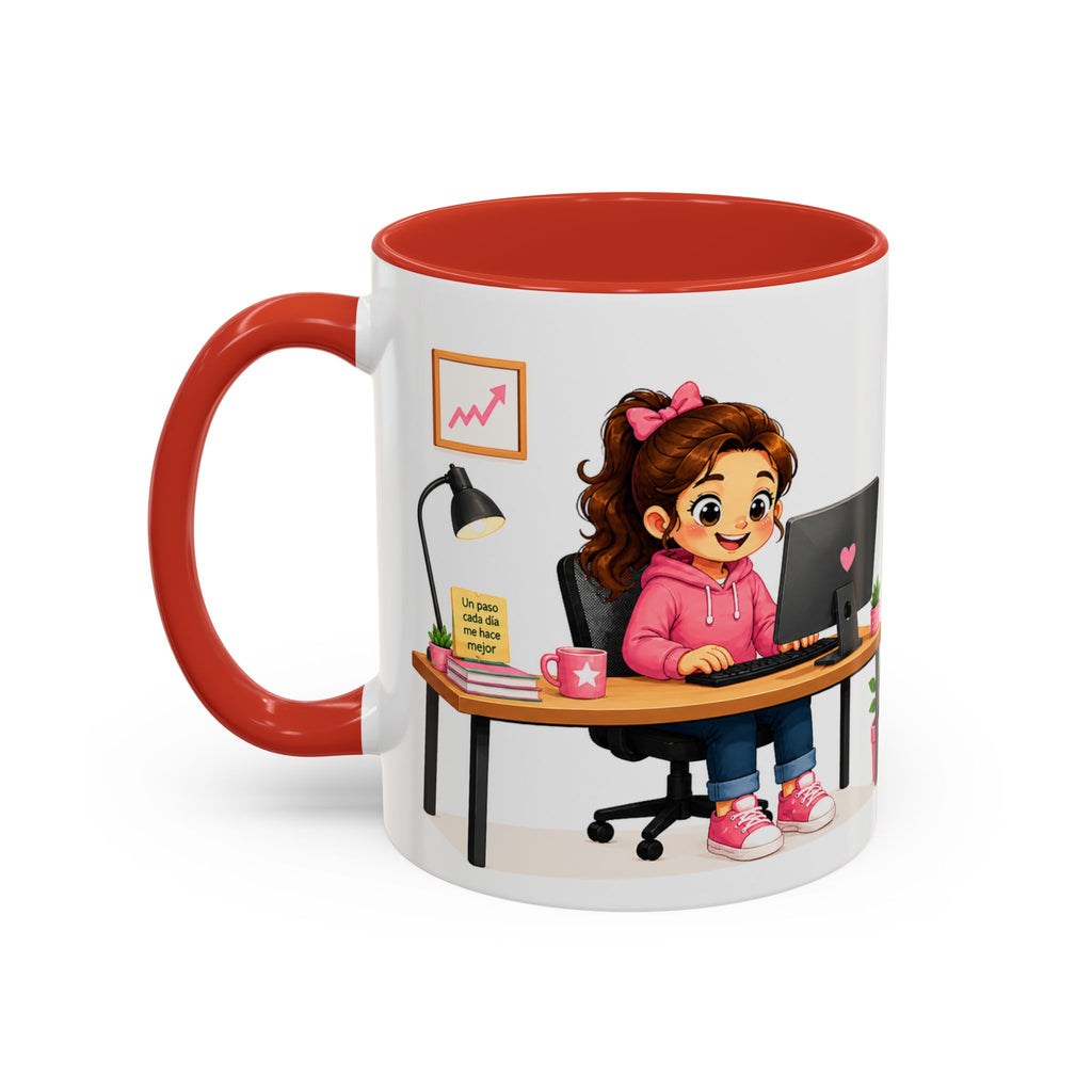 Taza de cerámica inspiradora para niñas — Taza con cita motivadora "Mejor que ayer", disponible en 11 oz y 15 oz, varios colores, regalo para mujeres y estudiantes, envío incluido