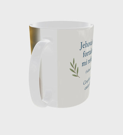 Christian Mug Psalm 18:2 – Jehovah Is My Strength
