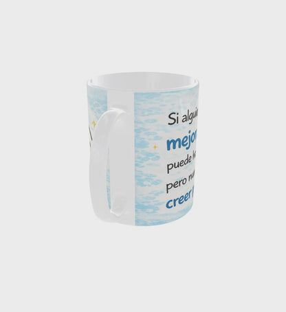 Motivational Coffee Mug – Believe in Yourself First | 11 oz (Spanish)