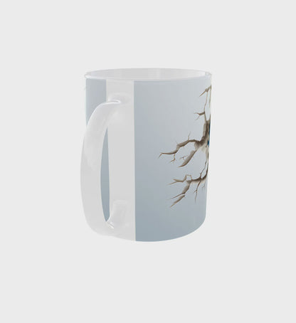 Patriotic Eagle Mug – Broken Wall Effect | 11 oz