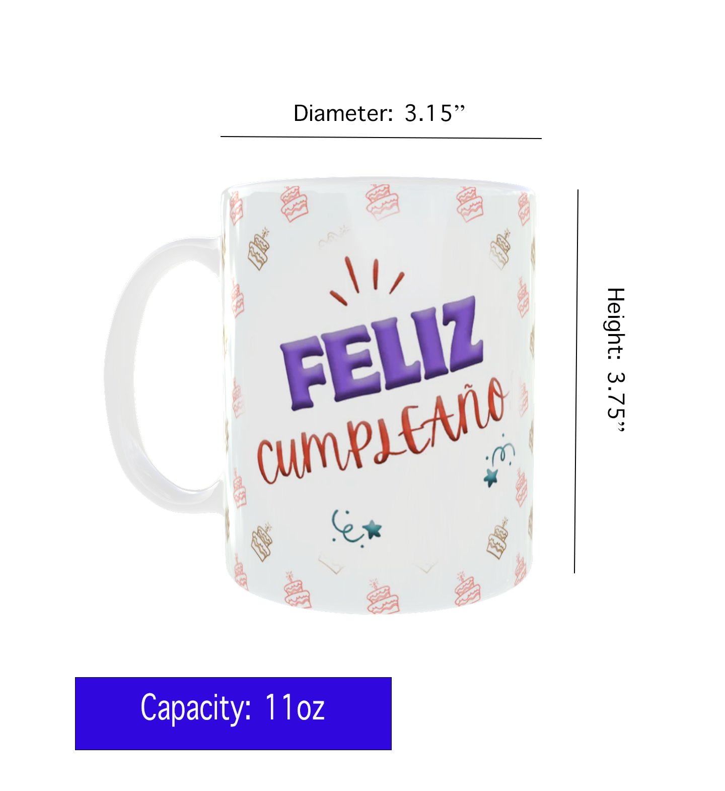 “Happy Birthday” Mug