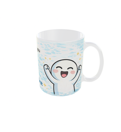 Motivational Coffee Mug – Believe in Yourself First | 11 oz (English)