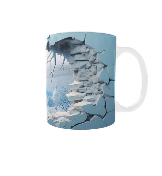 Christmas Mug – Winter Window in Broken Wall | 11 oz